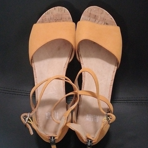 Eileen Fisher wedged Sandals size 9 - Picture 14 of 16